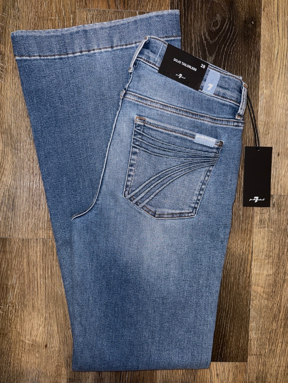 NWT 7 For All Mankind Tailorless Dojo Jeans 7FAMK